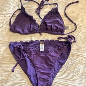 Purple bikini